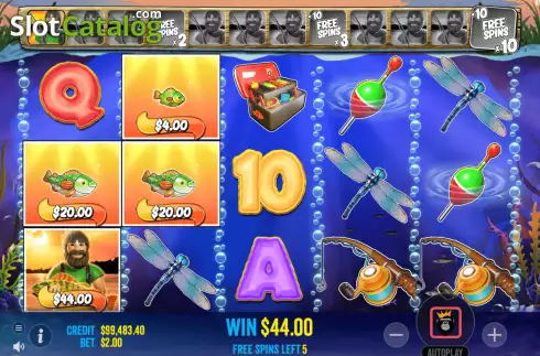 Скрин9. Big Bass Bonanza Hold and Spinner слот