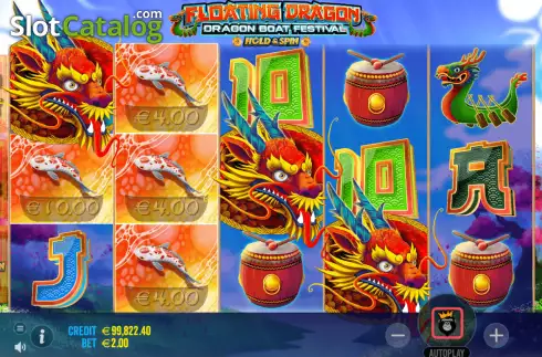 Скрин4. Floating Dragon - Dragon Boat Festival слот