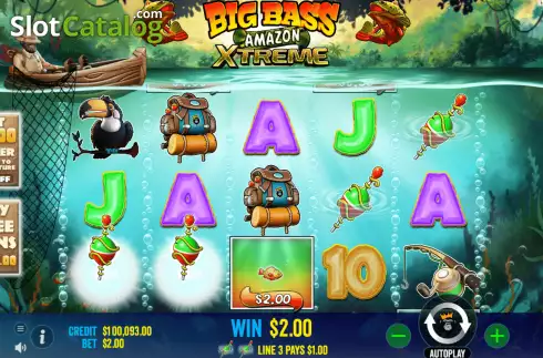 Скрин4. Big Bass Amazon Xtreme слот