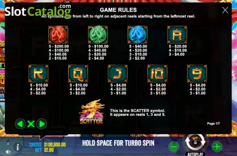 Скрин9. 8 Golden Dragon Challenge слот
