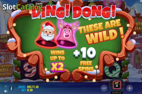 Скрин8. Ding Dong Christmas Bells слот