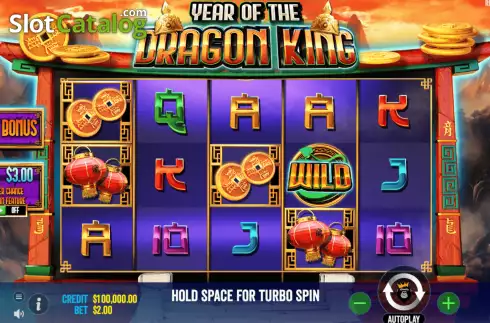 Скрин3. Year of the Dragon King слот