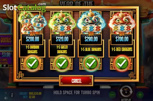 Скрин4. Year of the Dragon King слот