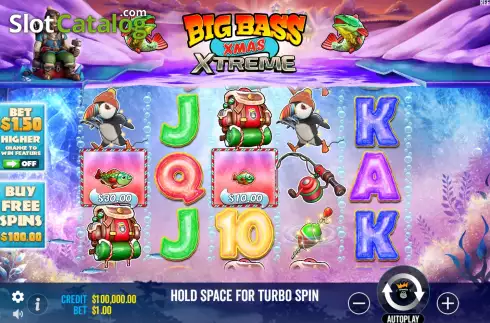 Скрин3. Big Bass Xmas Xtreme слот