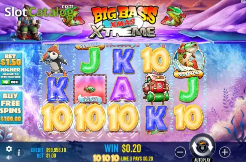 Скрин6. Big Bass Xmas Xtreme слот