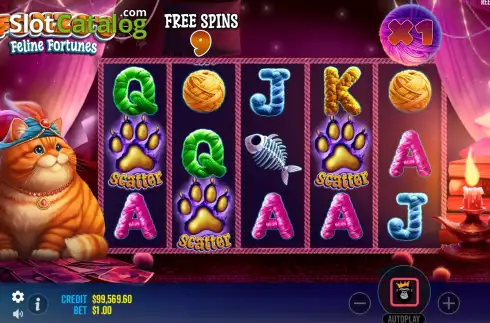 Скрин8. Fonzo’s Feline Fortunes слот