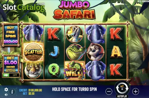 Скрин2. Jumbo Safari слот
