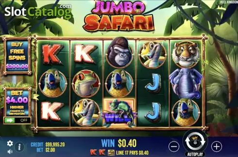 Скрин3. Jumbo Safari слот