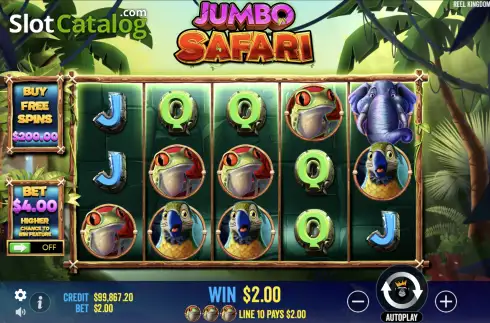 Скрин6. Jumbo Safari слот