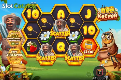 Скрин5. Bee Keeper слот