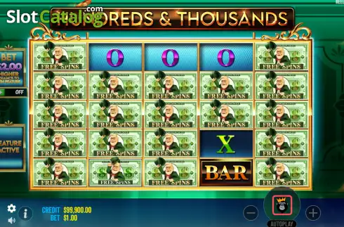 Скрин7. Hundreds and Thousands слот
