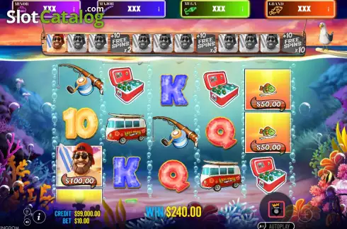 Скрин3. Big Bass Surf’s Up – Big Bass Jackpot Bonanza слот