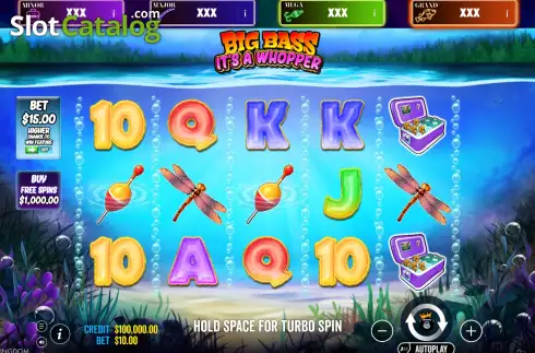 Скрин2. Big Bass It’s a Whopper – Big Bass Jackpot Bonanza слот