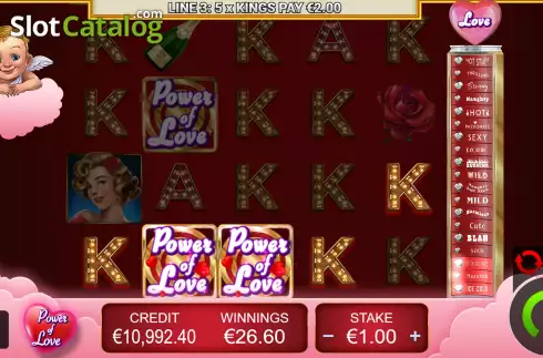 Скрин9. Power of Love слот