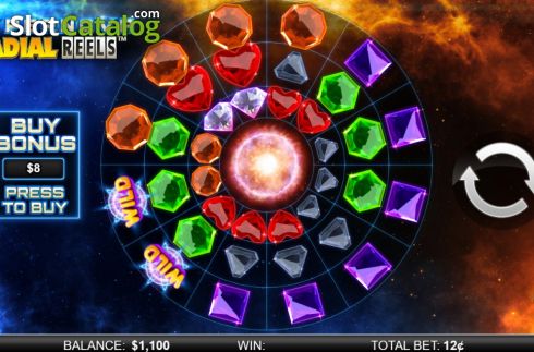 Скрин2. Hypernova Radial Reels слот