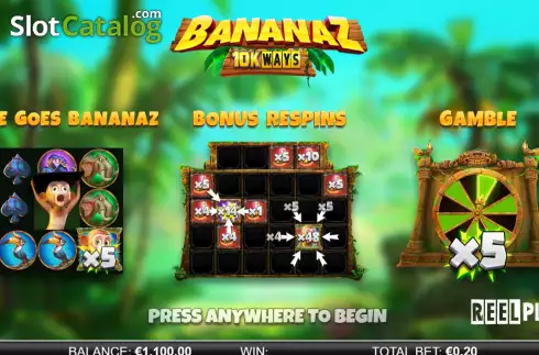 Скрин2. Bananaz 10K Ways слот
