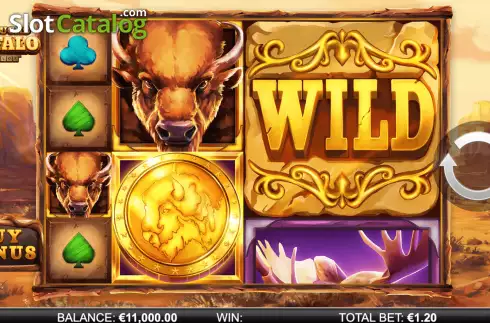Скрин3. Big Bucks Buffalo Gigablox слот