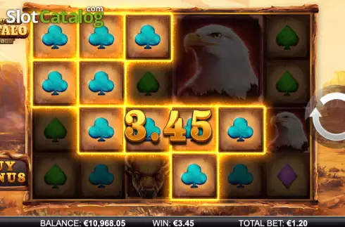 Скрин4. Big Bucks Buffalo Gigablox слот