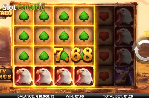 Скрин5. Big Bucks Buffalo Gigablox слот