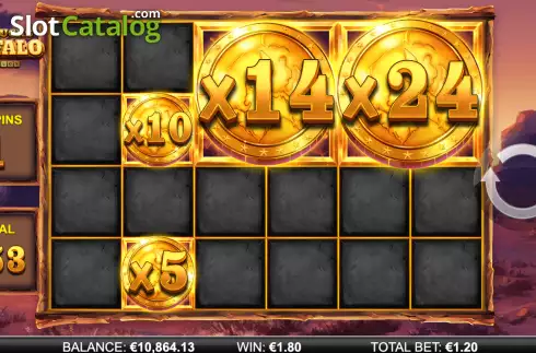 Скрин8. Big Bucks Buffalo Gigablox слот