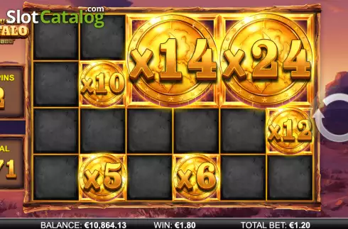Скрин9. Big Bucks Buffalo Gigablox слот