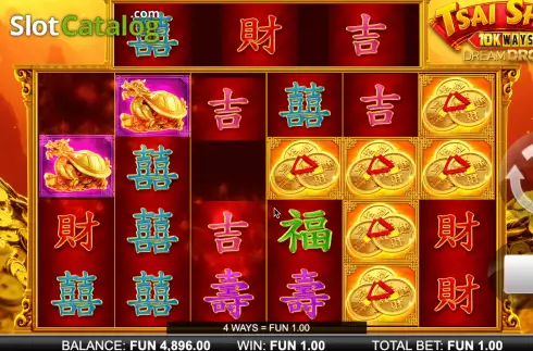 Скрин4. Tsai Shen 10K Ways Dream Drop слот