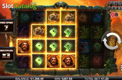 Скрин8. Primal Hunter Gigablox слот