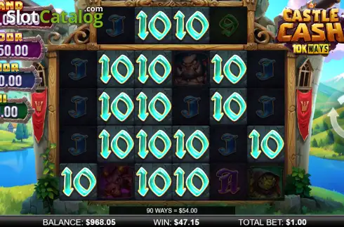 Скрин3. Castle Cash 10K Ways слот