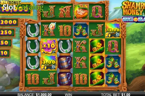 Скрин2. Shamrock Money Pot Big Bang слот