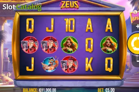Скрин2. ZEUS God of Gaming слот