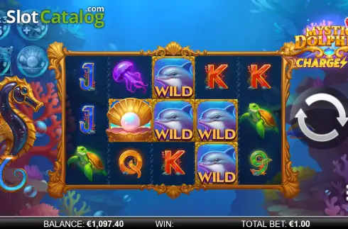 Скрин2. Mystic Dolphin Charge Up слот