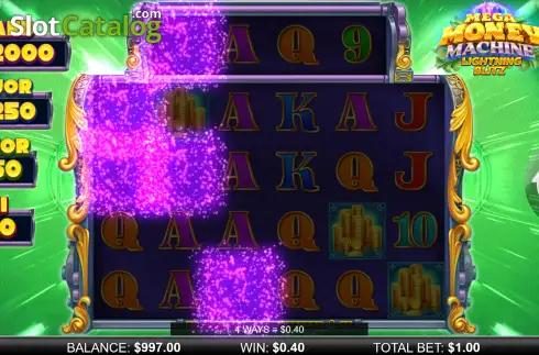 Скрин3. Mega Money Machine Lightning Blitz слот