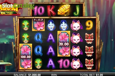 Скрин2. Kabuki 10k Ways слот