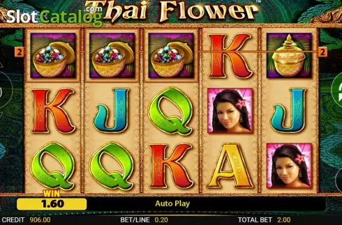 Скрин5. Thai Flower слот