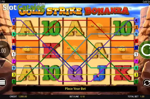 Скрин3. Gold Strike Bonanza слот