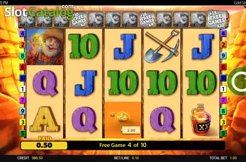 Скрин7. Gold Strike Bonanza слот