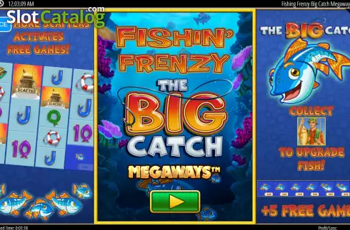Скрин2. Fishin Frenzy The Big Catch Megaways слот