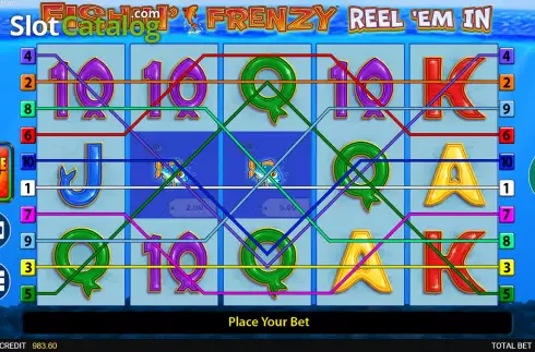 Скрин3. Fishin' Frenzy Reel 'Em In Fortune Play слот