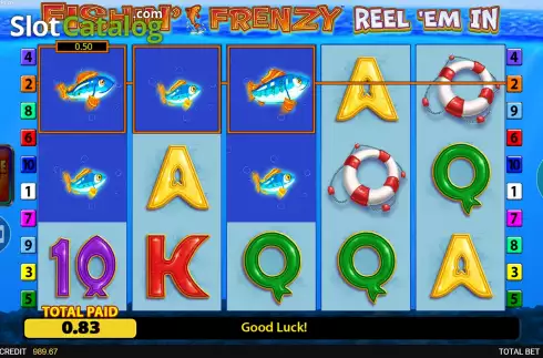 Скрин6. Fishin' Frenzy Reel 'Em In Fortune Play слот