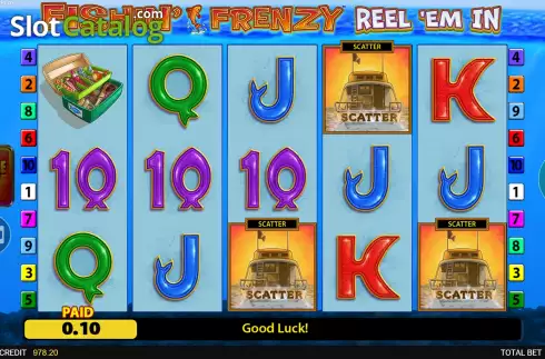 Скрин7. Fishin' Frenzy Reel 'Em In Fortune Play слот