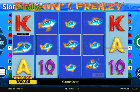 Скрин4. Fishin' Frenzy слот
