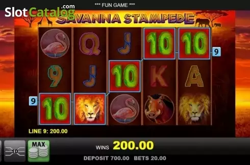 Скрин4. Savanna Stampede слот