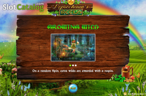 Скрин2. Leprechaun Reels слот
