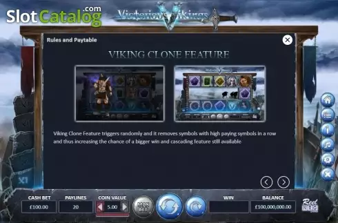 Скрин5. Victorious Vikings слот