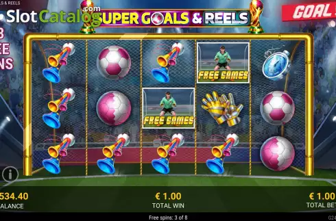 Скрин7. Super Goals and Reels слот
