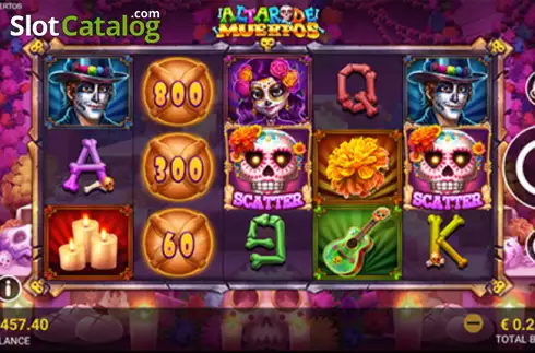 Скрин2. Altar De Muertos слот
