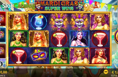 Скрин2. Mardi Gras Super Wins слот