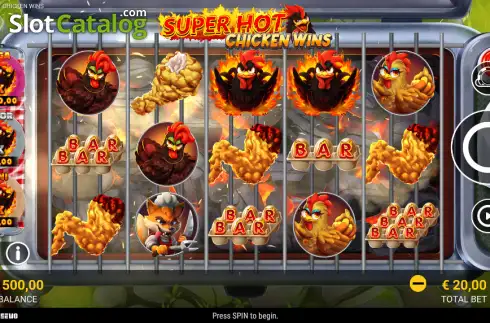 Скрин2. Super Hot Chicken Wins слот