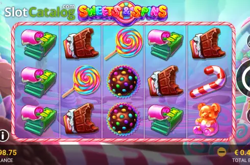 Скрин2. Sweets & Spins (Reevo) слот