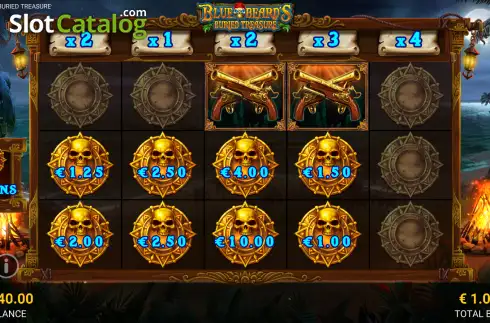 Скрин3. Blue Beard’s Buried Treasure слот